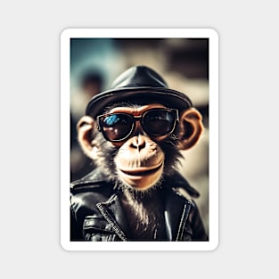 Funny monkey Magnet