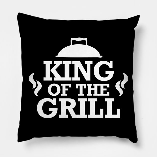 King Of The Grill Pillow by aografz