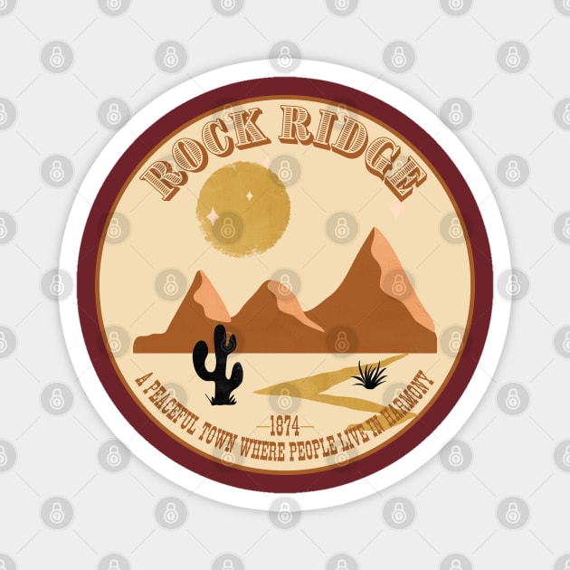 Rock Ridge Magnet by Print Lilac