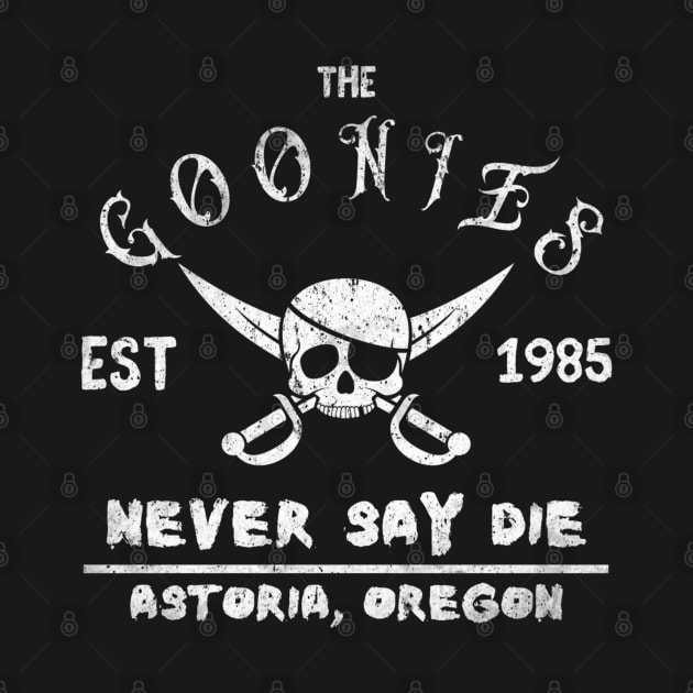 The Goonies Never Say Die Style Simple by Draw One Last Breath Horror 