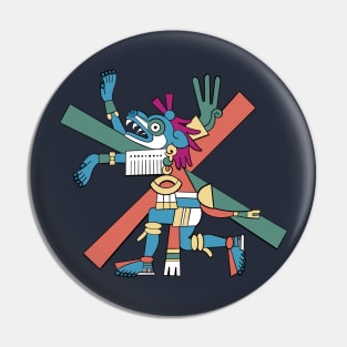 The Underworld Dog God of the Aztecs Pin