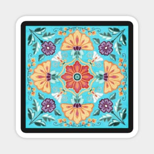 Garden Mandala - spring Magnet