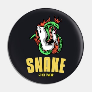 Snake streetwear Pin