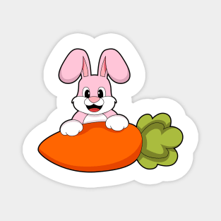 Rabbit with Carrot Magnet