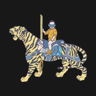 Lucid Dreaming - Merry Go Round - Tiger Baby T-Shirt