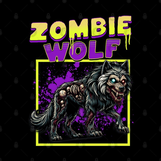 Zombie Wolf funny by woormle