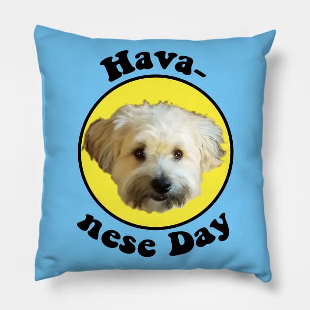 Havanese Day Pillow by matthew_greer