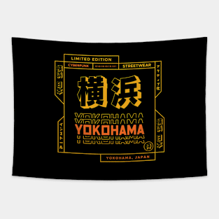 Doc Labs - Yokohama(横浜), Japan(日本) / Cyberpunk - 1 - (Yellow/Orange) Tapestry