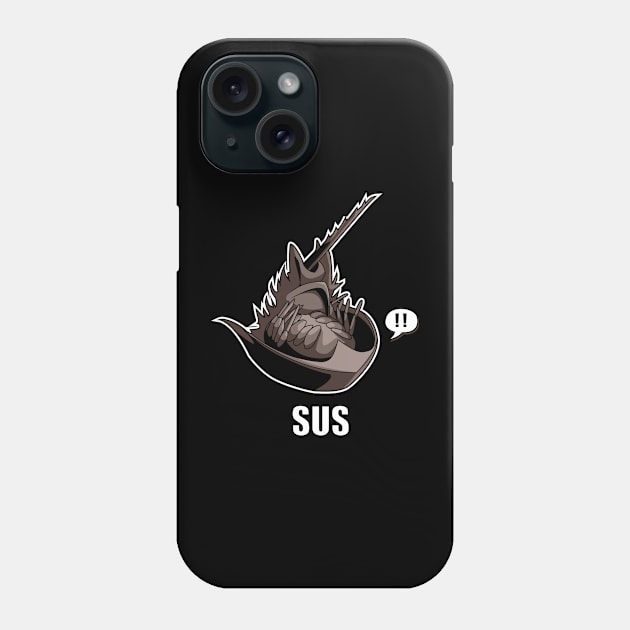 Suspicious Horseshoe Crab Phone Case by heavyaugust