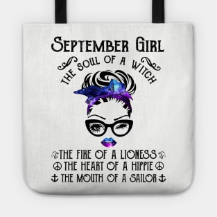 September Girl The Soul Of A Witch The Fire Of Lioness Tote