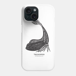 Treehopper Y Horned with Common and Latin Names Phone Case