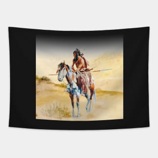 Wild West Series Lone Brave Tapestry