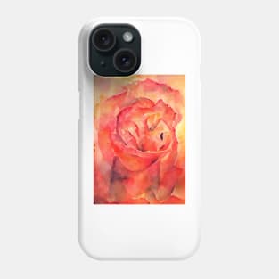 Watercolor Rose Phone Case