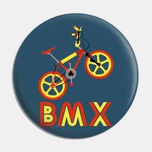 Red & Yellow BMX Burner Pin