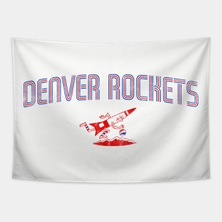 Vintage Denver Rockets retro design Tapestry