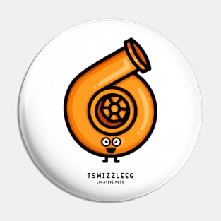 Cutest Turbo - Orange Pin