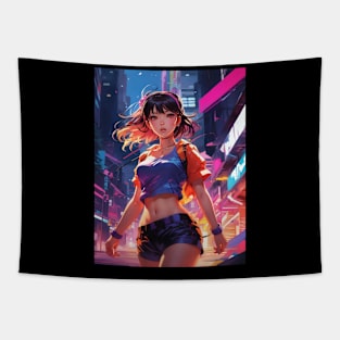 anime girl Tapestry