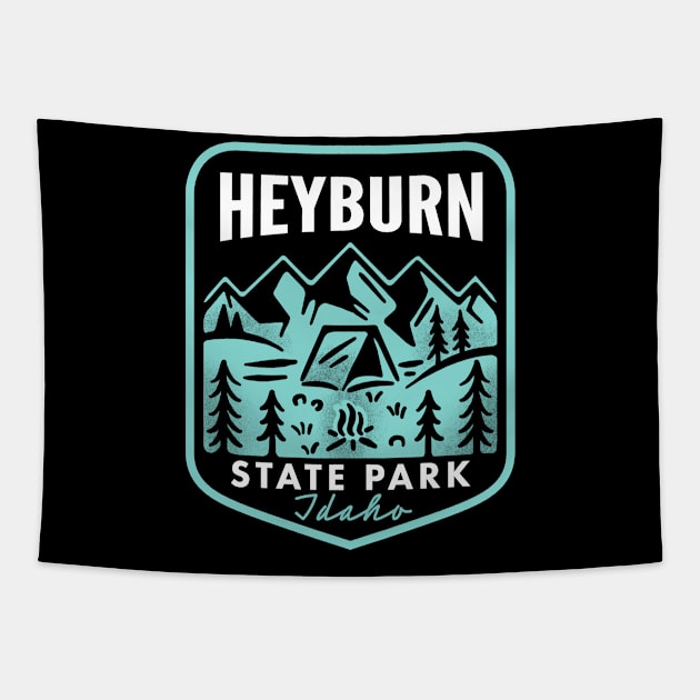 Heyburn State Park Idaho Tapestry by HalpinDesign