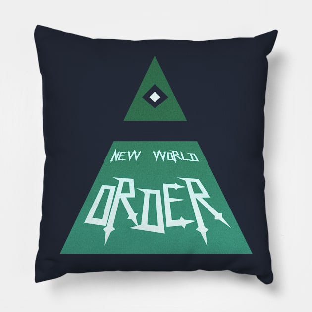 The New World Order Pillow by PowerSurgeX1