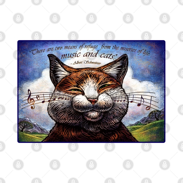 Music Cat by ChetArt