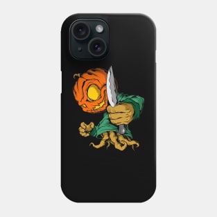 killer pumpkin christmas Phone Case