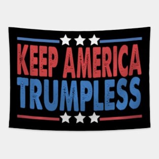 Keep America Trumpless 2024 Patriotic Democracy Trumpless Tapestry