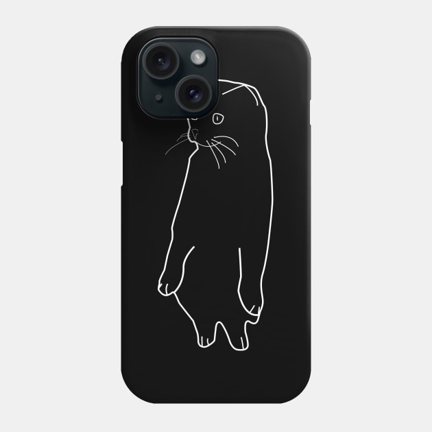 Standing Cat Phone Case by renzkarlo