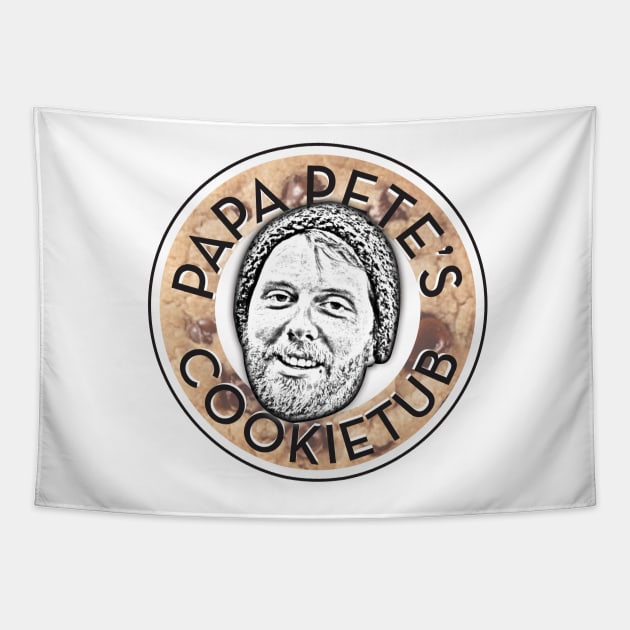 Papa Pete's Cookie Tub - Trendsetter Tapestry by DankSpaghetti