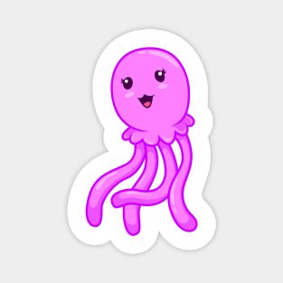 Kawaii jellyfish Magnet