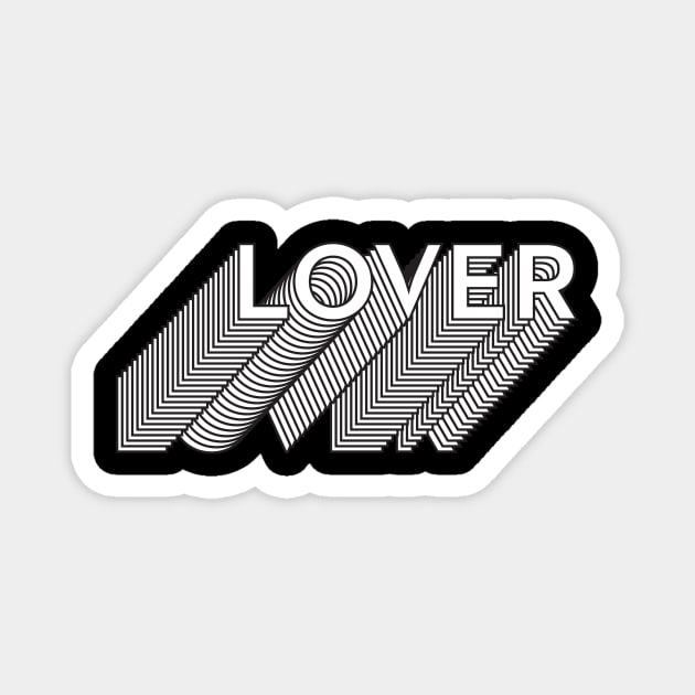 Lover 03 Magnet by Julia Newman Studio