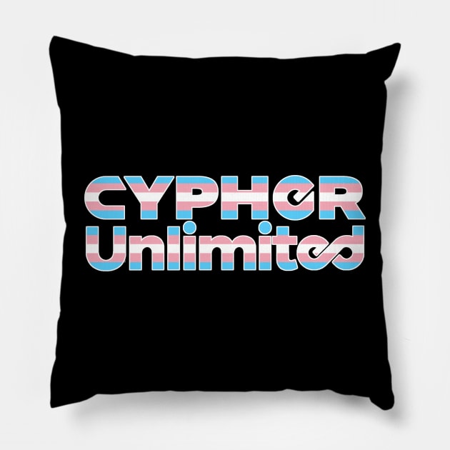 CU Trans Pride Pillow by Cypher Unlimited