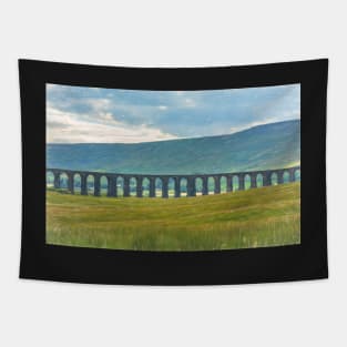 The Ribblehead Viaduct as a Digital Sketch Tapestry