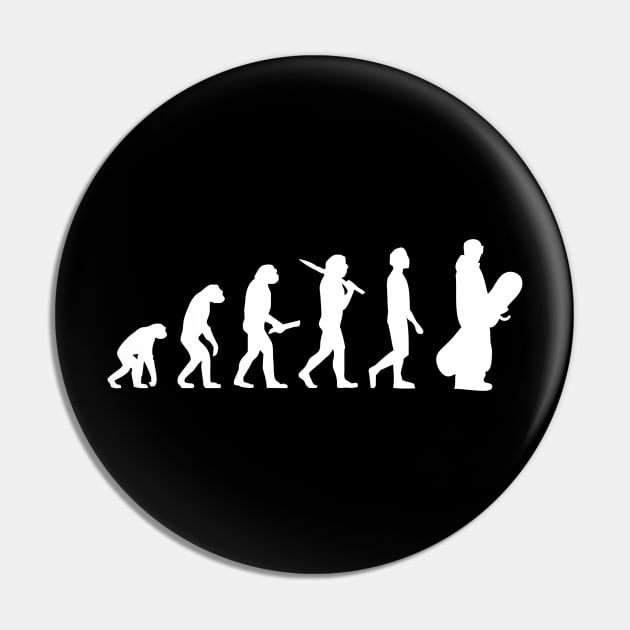 Funny Snowboarding Evolution Gift For Snowboarders Pin by OceanRadar