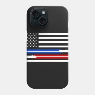 light saber American flag Phone Case