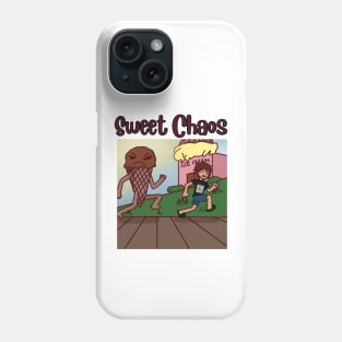 Sweet Chaos-Crazy cone art for Ice Cream Lovers Phone Case
