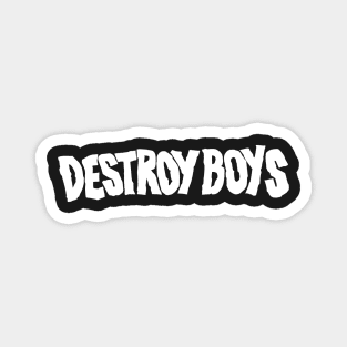 Destroy Boys Merch Destroy Boys Logo Magnet