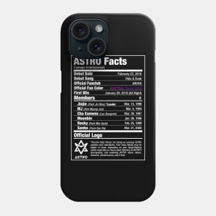 ASTRO Nutritional Facts 2 Phone Case