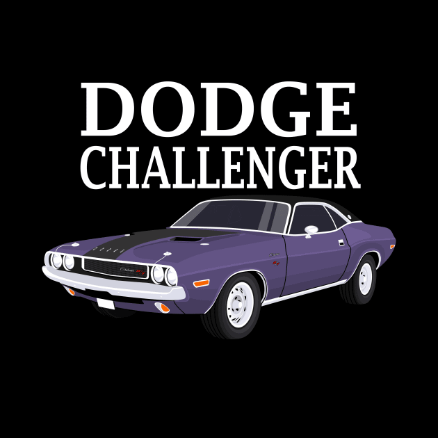 dodge challenger 1970 dark blue by masjestudio