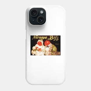 NARANJA BILZ Orange Juice Family Vintage Fruit Advertisement by Achille Mauzan Phone Case