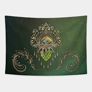 Elegant decorative lotus Tapestry