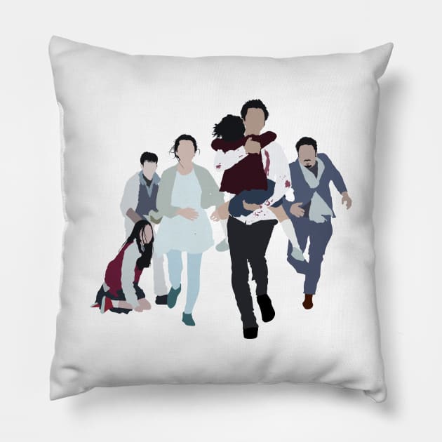 Train to Busan Pillow by FutureSpaceDesigns