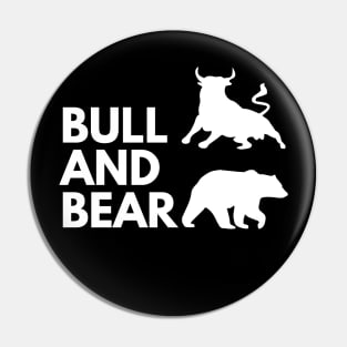 The Bull and The Bear Artwork 2 Pin