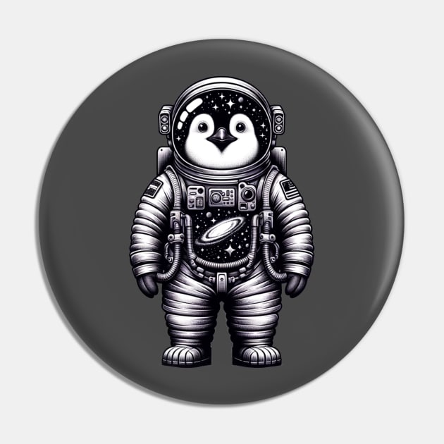 Spacesuit penguin Pin by Ekim Ts