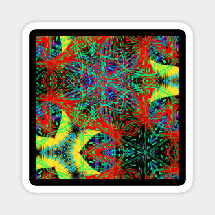 Abstract pattern Magnet