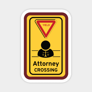 Attorney Crossing Magnet