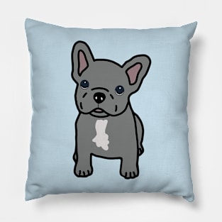 Frenchie Staring Into Your Soul Pillow