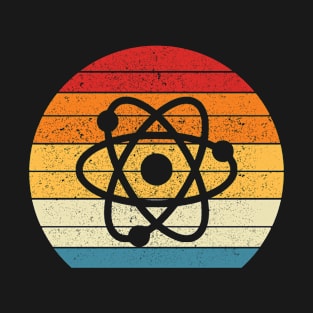 Atom Science Vintage Retro 70's and 80's T-Shirt