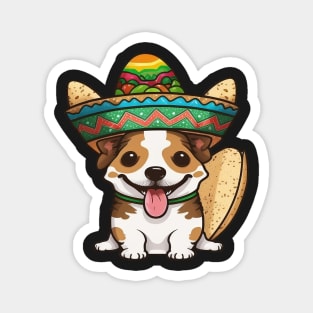 Eat Tacos Pet Dogs Magnet