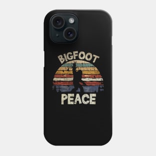 VINTAGE NEW COLOR BIGFOOT PEACE Phone Case
