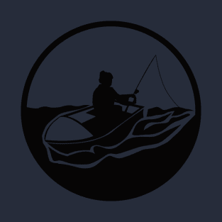 Fisherman In Lake St. Clair T-Shirt